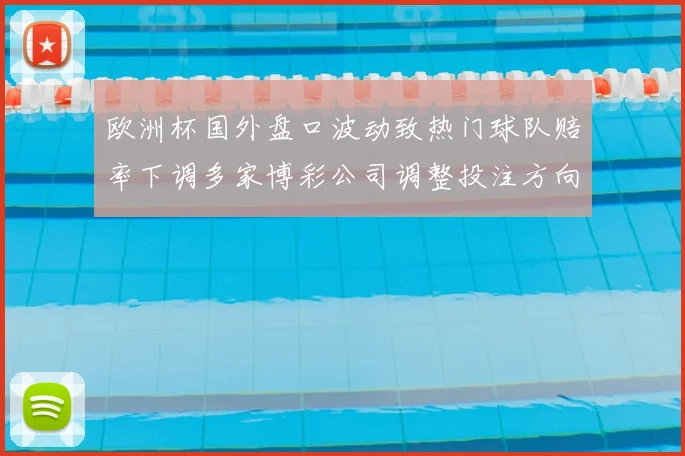 欧洲杯国外盘口波动致热门球队赔率下调多家博彩公司调整投注方向