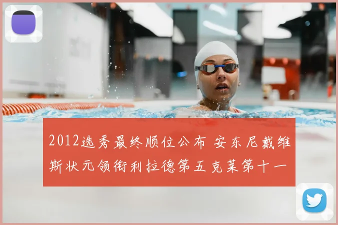 2012选秀最终顺位公布 安东尼戴维斯状元领衔利拉德第五克莱第十一