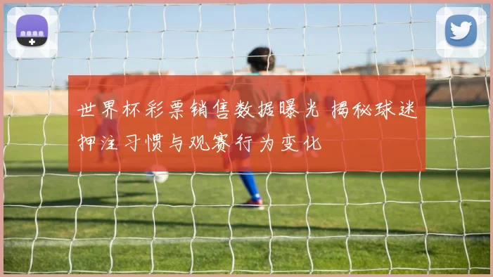 世界杯彩票销售数据曝光 揭秘球迷押注习惯与观赛行为变化