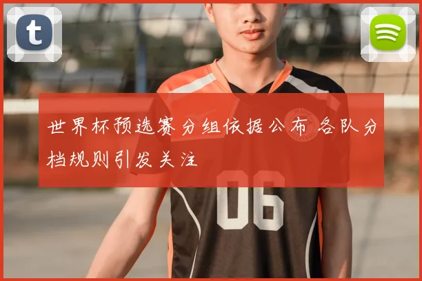 世界杯预选赛分组依据公布 各队分档规则引发关注